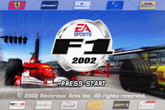 F1 2002 Title Screen
